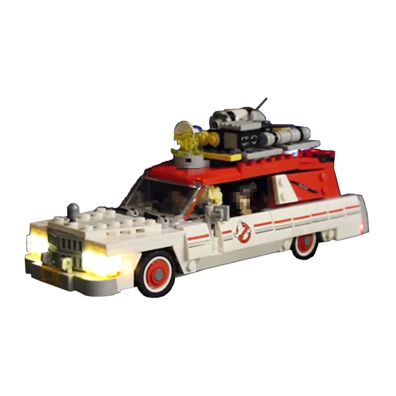Светодиодный светильник для 75828 Ecto 1 & 2 Ghostbusters строительные кирпичи блоки кино