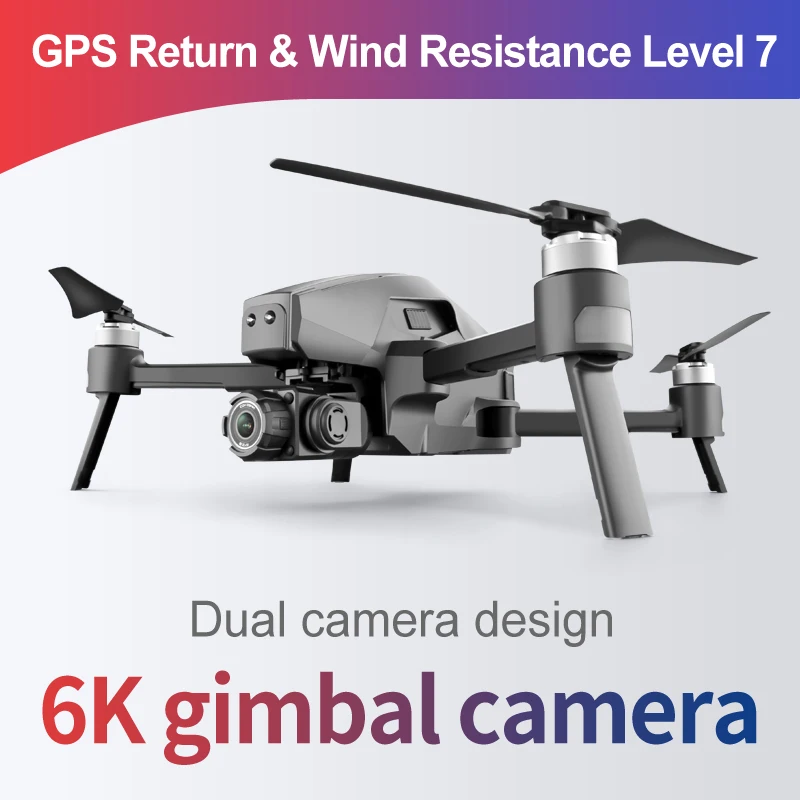 2021 Новый M1 Pro Дрон HD Механическая 2 осевая Карданная камера 4K 1 6 км Контроль