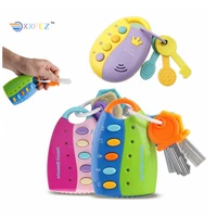 baby musical car lock key toy smart remote car voices pretend play flashing electronic toy early educational toy for children