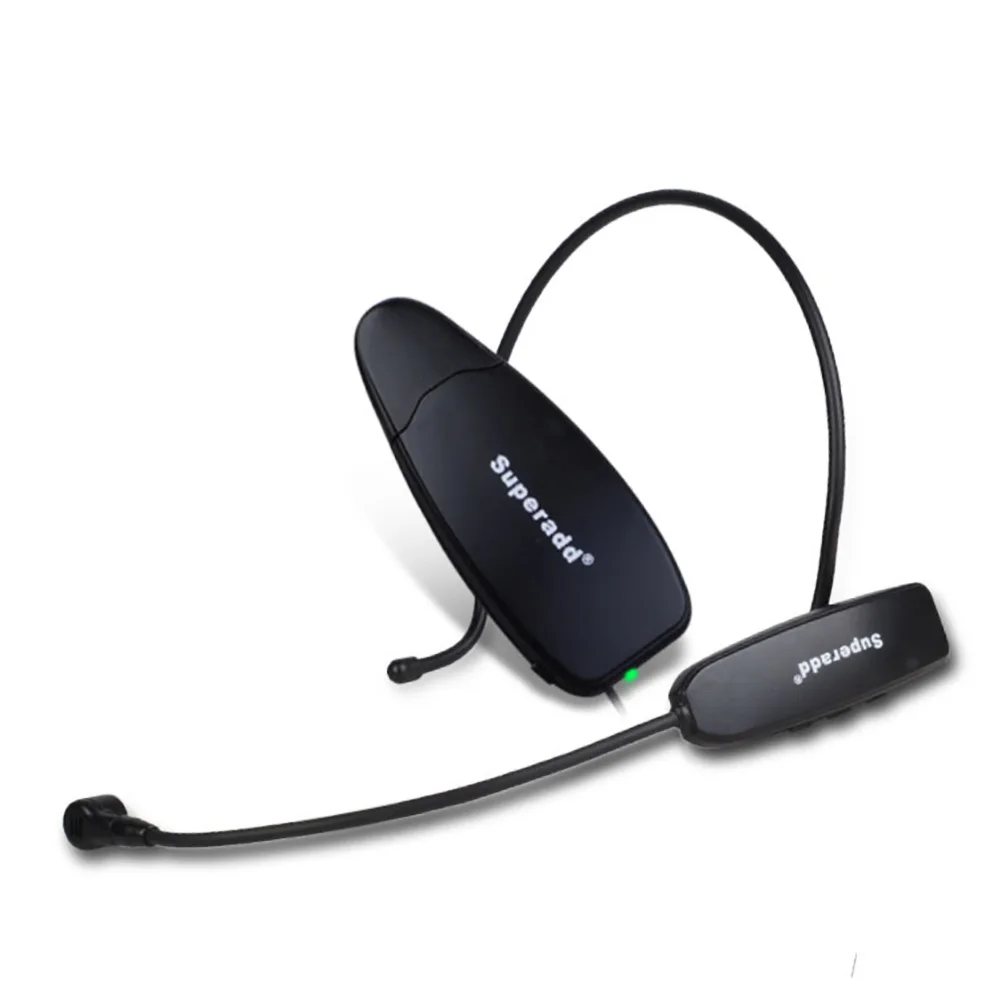 UHF Hands Free с батарейным питанием сценический беспроводной микрофон запись