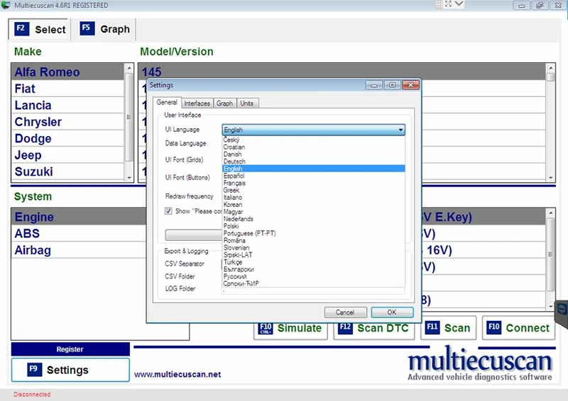 Лучший товар 2021 новинка MultiEcuScan v4.6R CD DVD полностью зарегистрированный быстрая