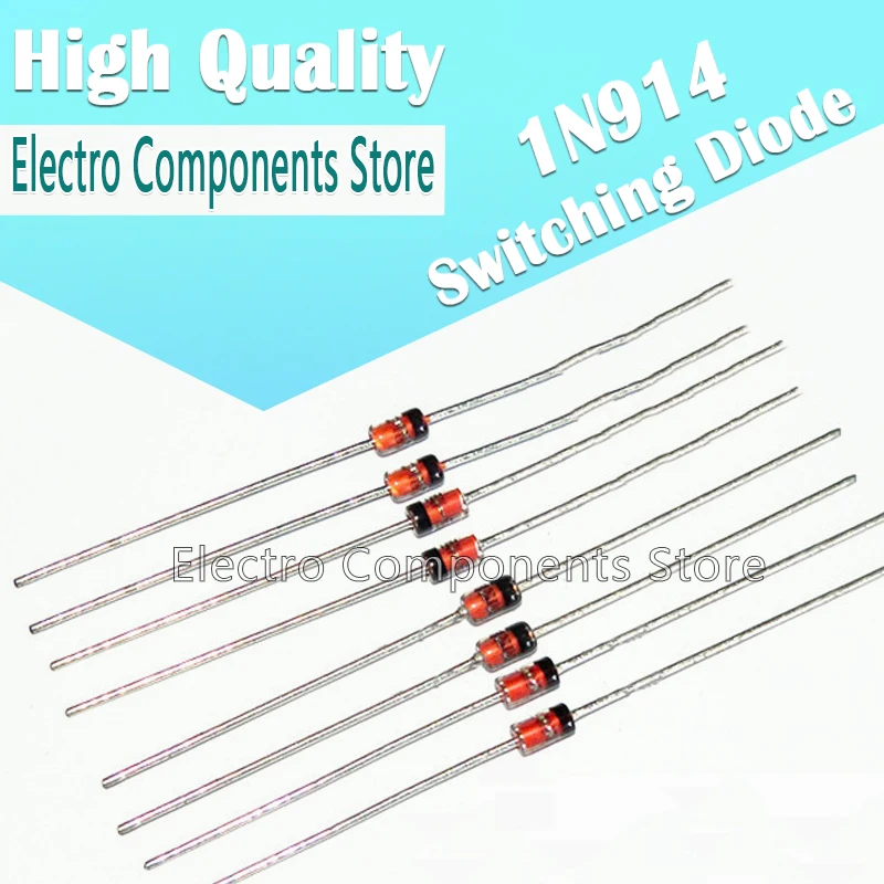 10PCS IN914 1N914 Switching Diode DO-35 Glass Diode DIP