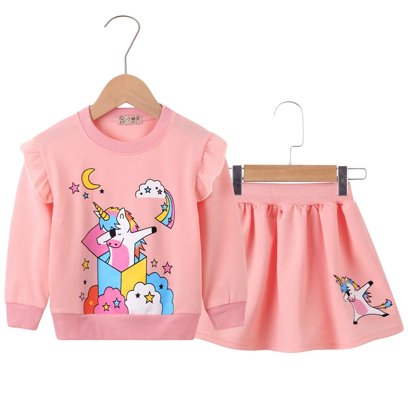 2019 New Fashion Children Clothing Autumn Winter Baby Girls unicorn Long Sleeve Princess Dress Party Tutu Dresses | Детская одежда и
