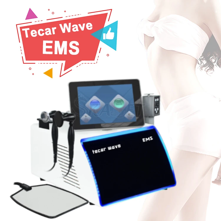 

CET RET Smart Tecar Diathermy Fat Removal Pain Relief Physiotherapy Shockwave ED Treat Body Massage EMS Muscle Stimulation