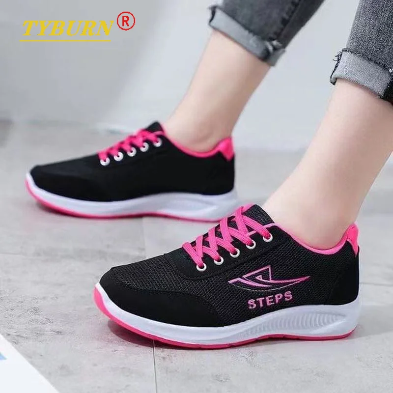 

2021 Women's Sports Shoes New Ladies Breathable Sports Shoes Tennis Women's Shoes Outdoor Gym Running Shoes Casual Women's Shoes