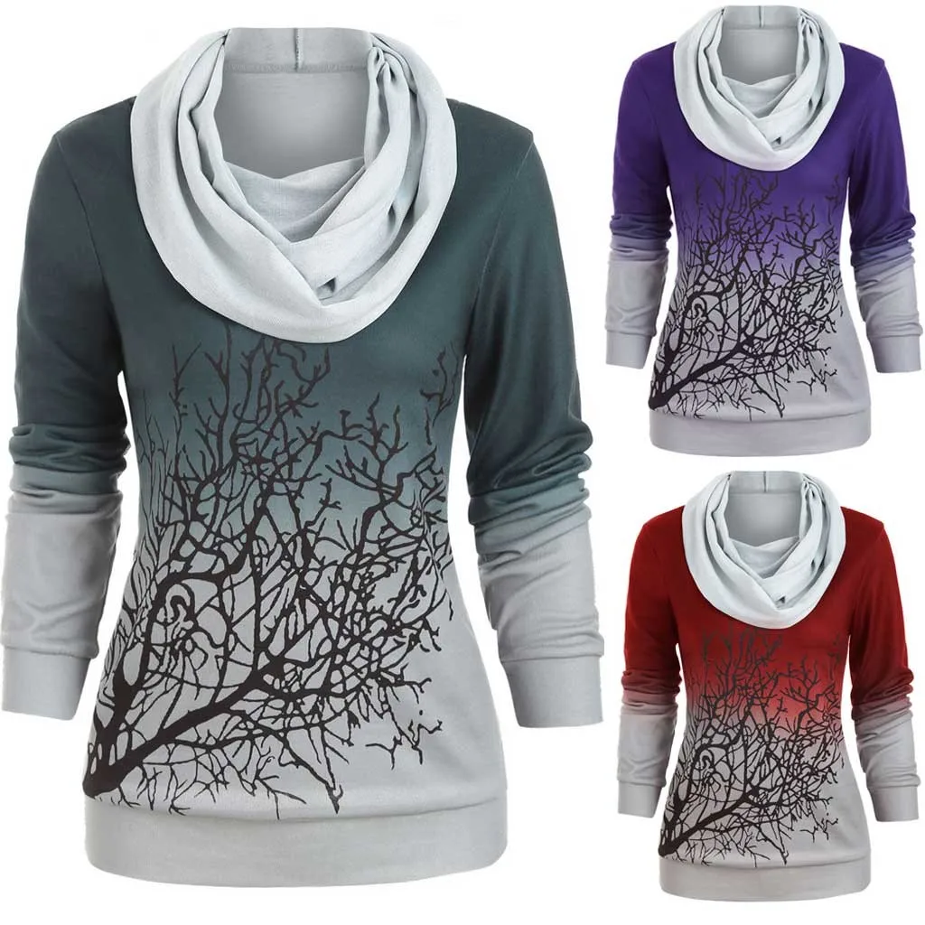 Женские длинные толстовки повседневные панк готика хип хоп OL размера плюс