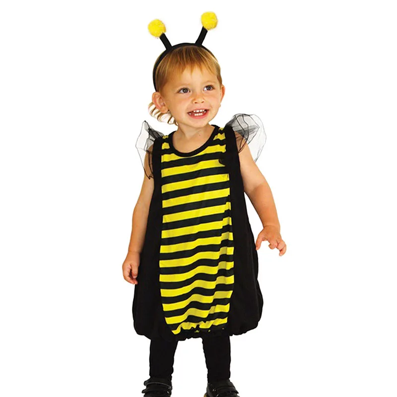

Kids Toddler Infant Lovely Insect Bumble Honey Bee Costume for Baby Girls Children'S Suits Halloween Carnival Party Costumes