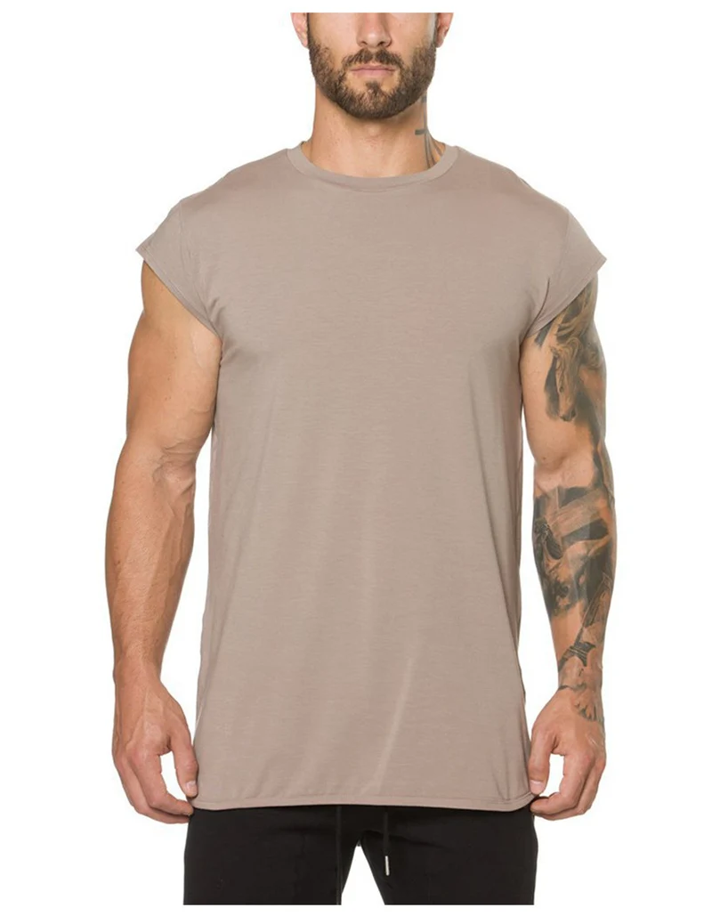 (Можно добавить свой логотип) облегающие футболки для фитнеса и бега мужские