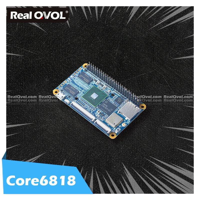 RealQvol Friendlyelec Core6818 1 ГБ ОЗУ 8 eMMC промышленные приложения гигабитная макетная плата