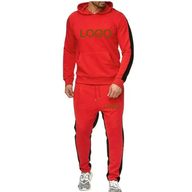 Men'S Clothing Set Good Quality Popular Gym Sports Tracksuit Men Pullover Casual Sport Hoodie Printed Treningspak Heren Sy061