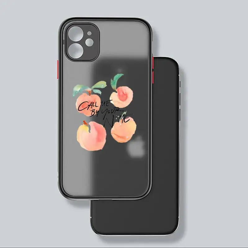 

Call Me by Your Name Phone Case black matte transparent For iPhone 7 8 x xs xr 11 12 pro plus mini max Clear Funda