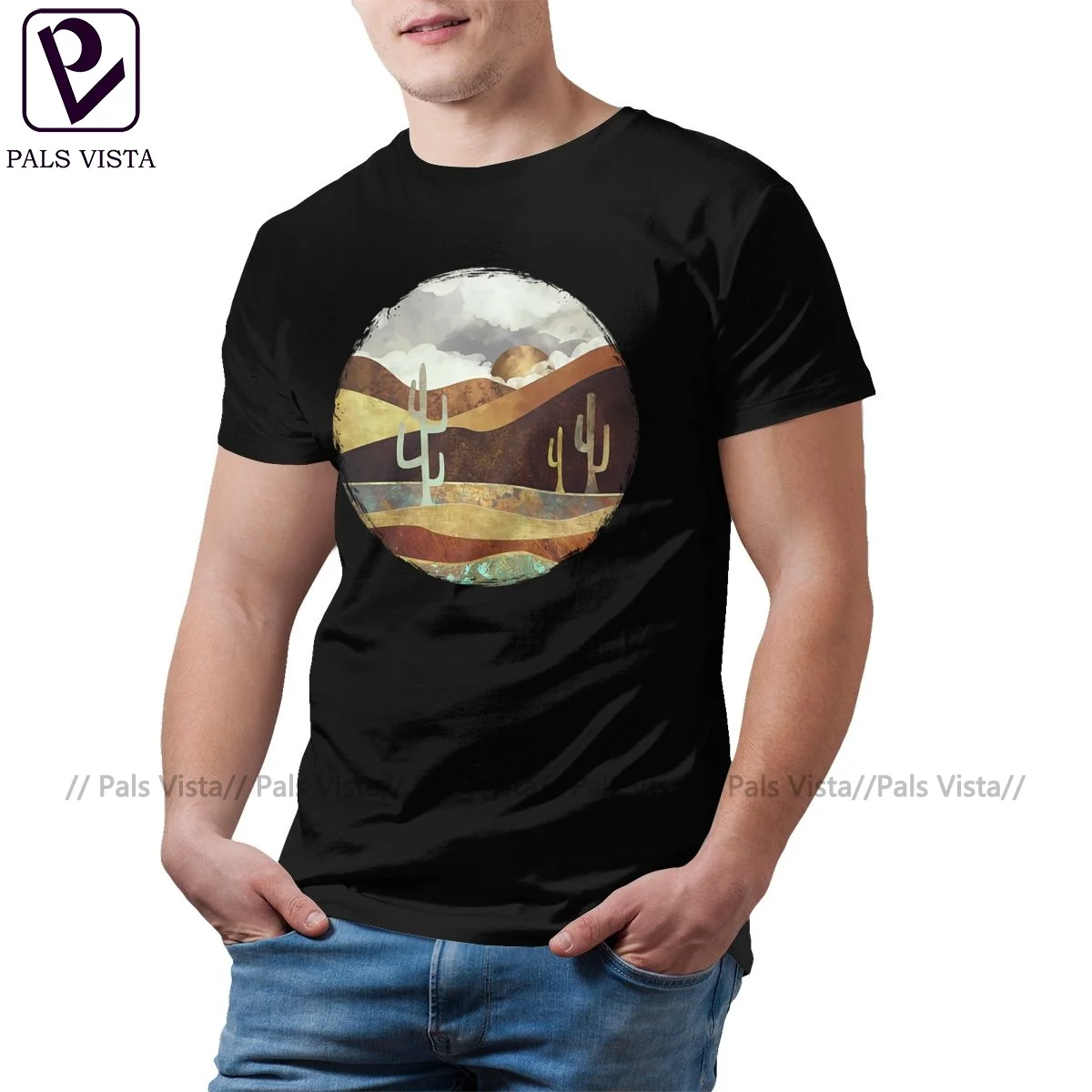 

Cactus Tshirt Casual Cotton Short Sleeve T Shirt Graphic Summer T-Shirt Male Plus size