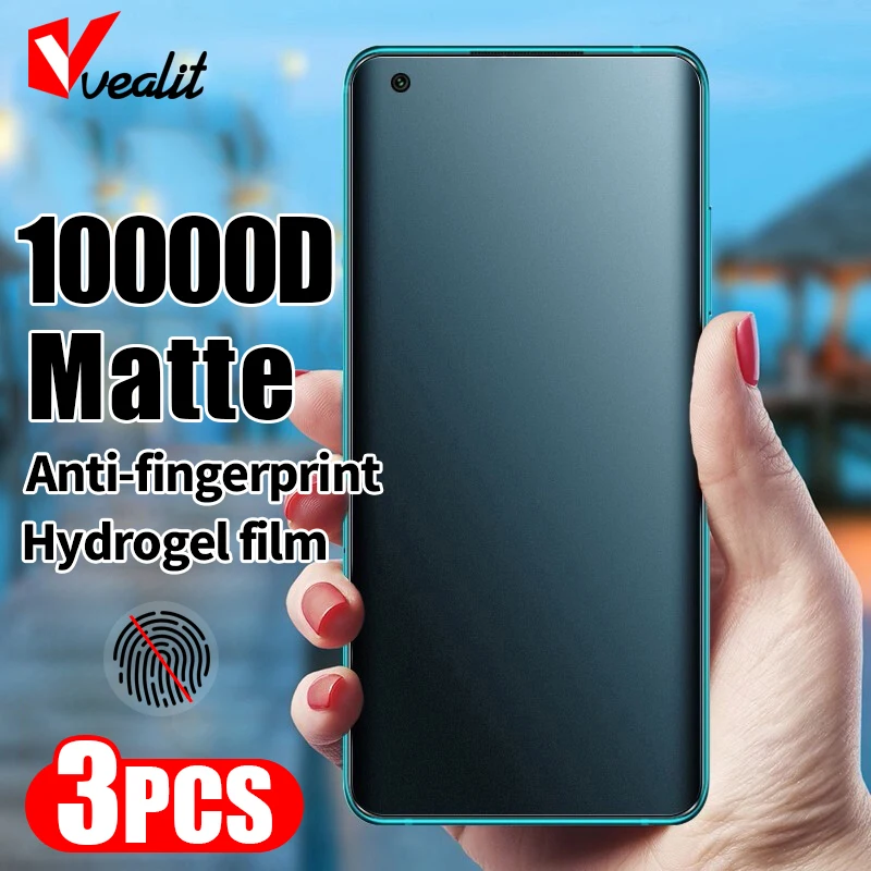 

1-3Pcs Matte Hydrogel Film for Xiaomi 11 Ultra 10s 11i 11x 10t Note 10 lite Mix 4 Poco X3 Nfc F3 GT M3 Pro Screen Protector