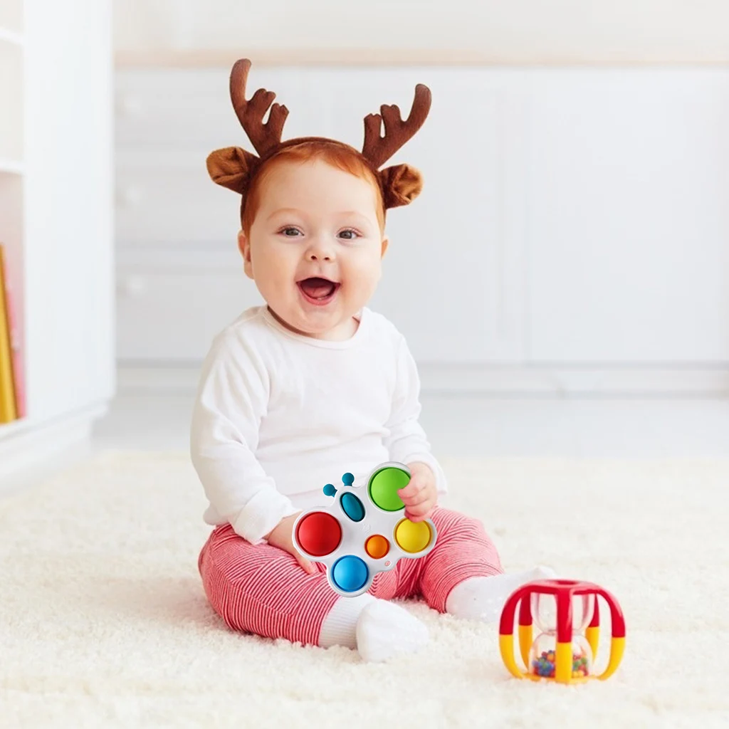Juguete sensorial para beb&eacute;s, tablero de presi&oacute;n Simple-1