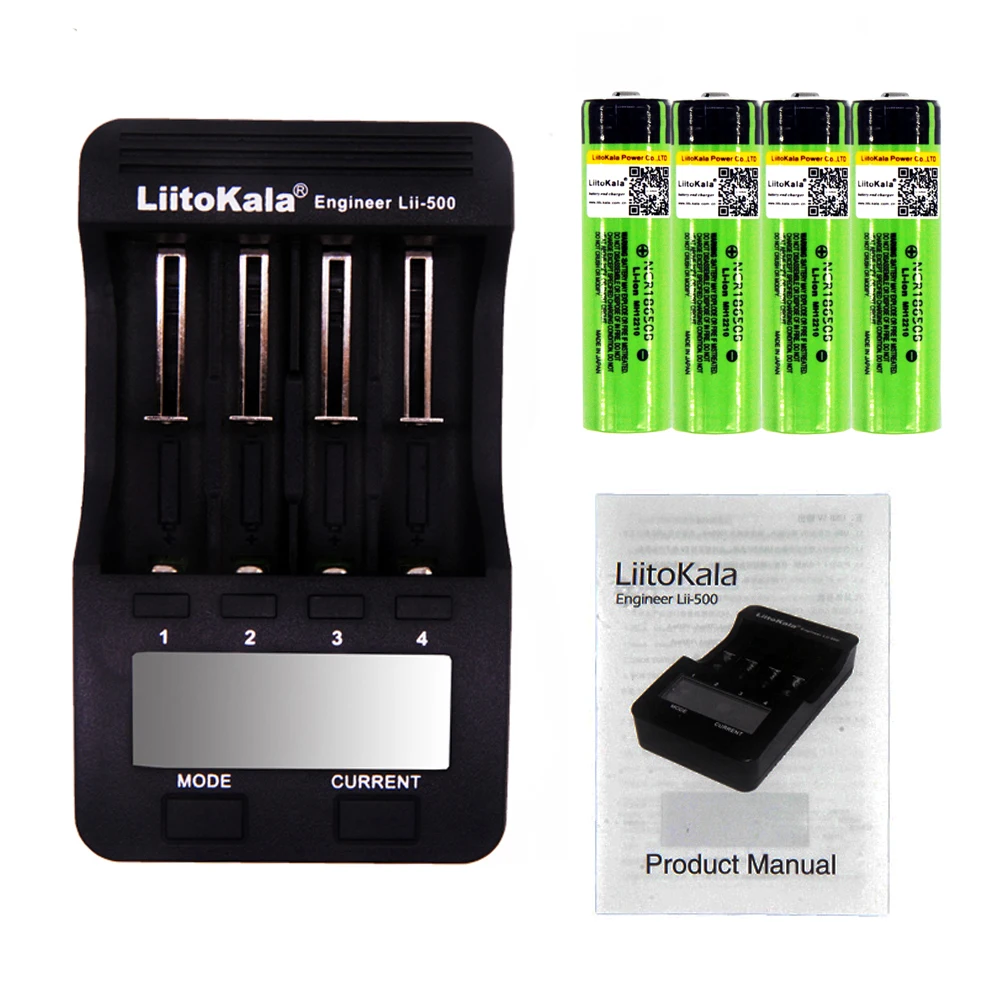 Bundle 1 Liitokala NCR18650B литиевая батарея 3,7 в 18650 3400 мАч перезаряжаемый lii-500 тестер емкости активированный USB выход зарядное устройство - Цвет: Bundle 1