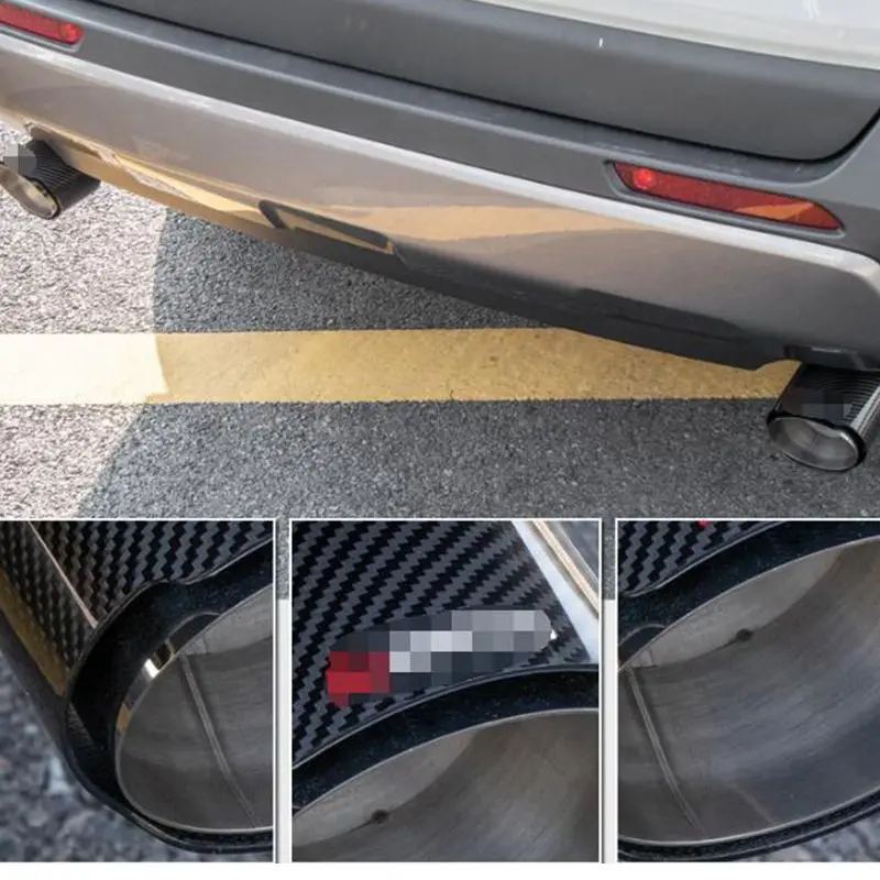 Автомобильный Стайлинг кузова палочки глушитель внешний задний конец трубы