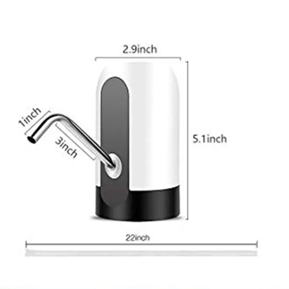 USB зарядка Электрический диспенсер для воды портативный галлон переключатель