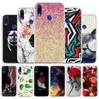 Чехол из ТПУ для Xiaomi Redmi Note7, чехлы, силиконовый бампер для телефона Xiao Redmi Note 7 Pro Note7S, мягкая задняя крышка с рисунком