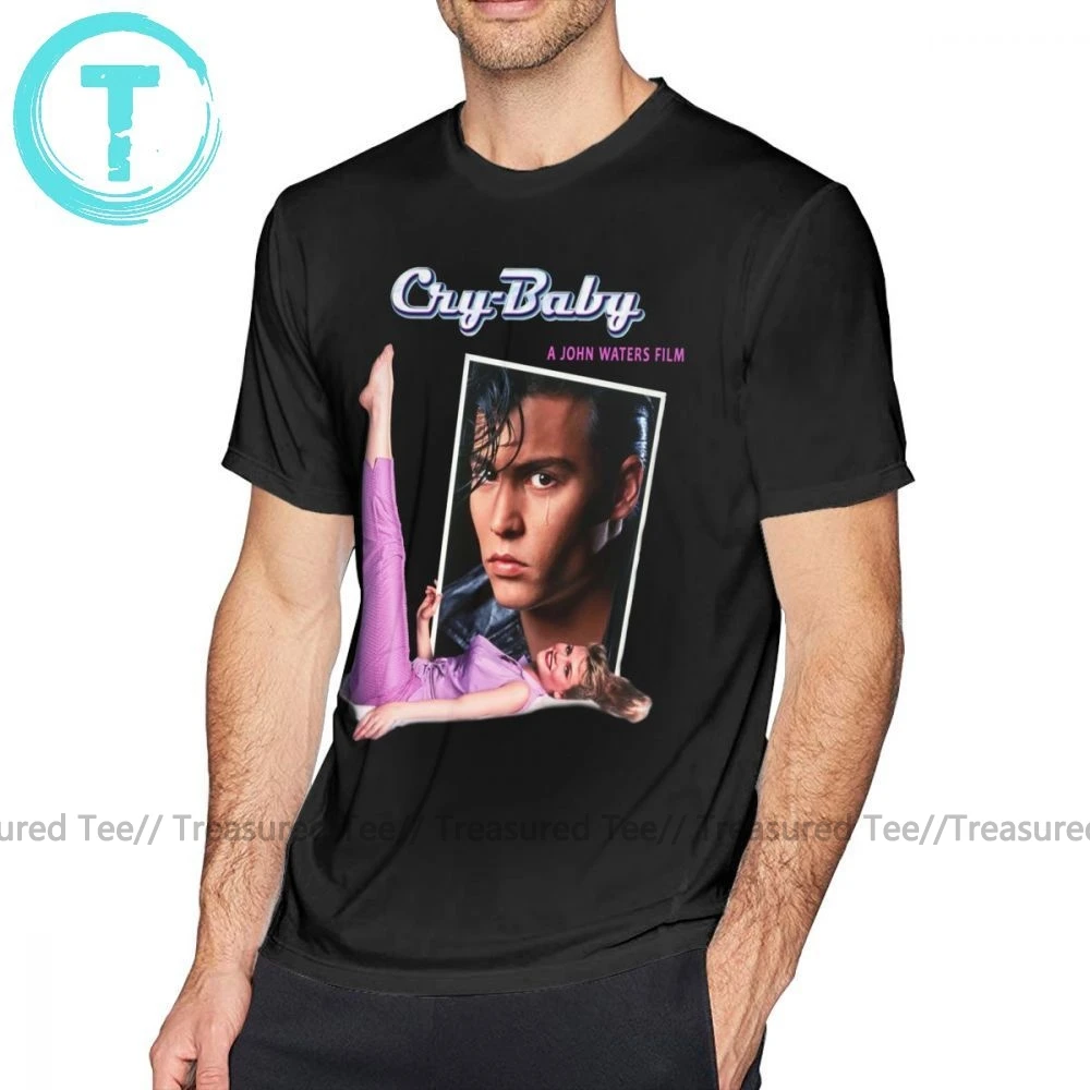 Cry Baby T Shirt Cry Baby Johnny Deep Divine- John Waters Cult Bizarre Movie T-Shirt Cotton Fun Tee Shirt Mens Tshirt