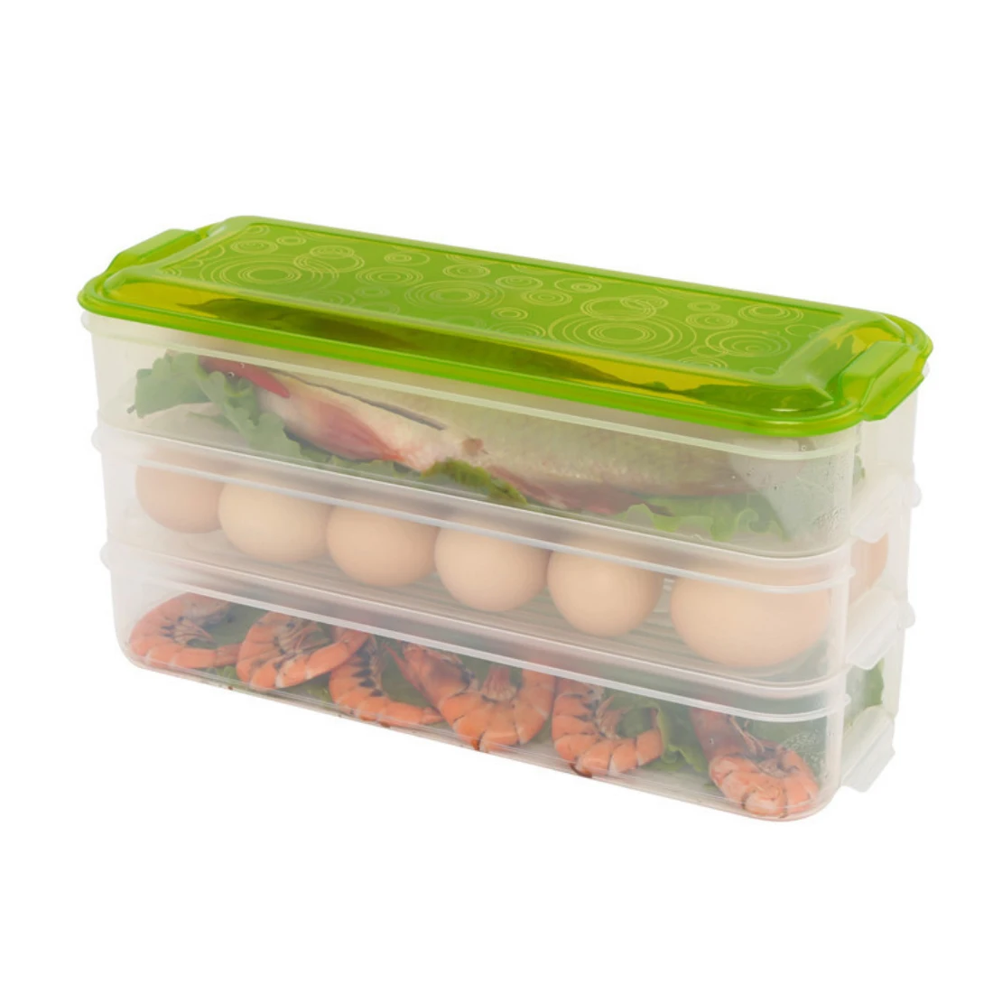 Многослойная коробка для хранения еды холодильник сохранения свежести кухни