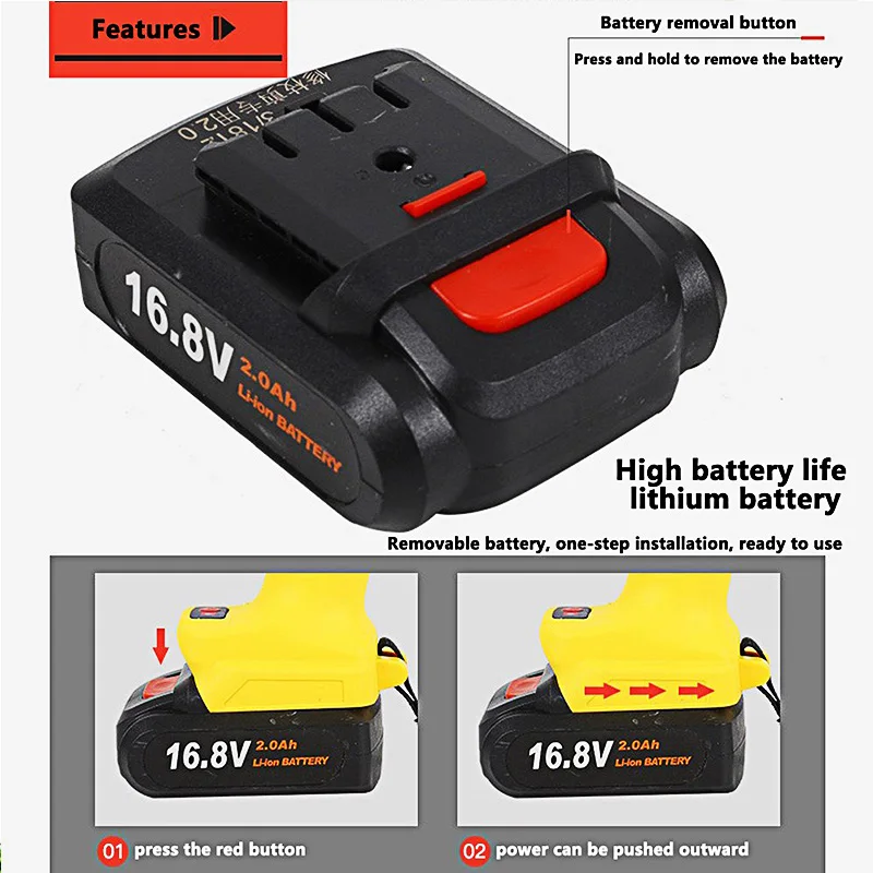 Секатор для фруктовых деревьев электрические ножницы резки 16 8 в 21 литий-ионный