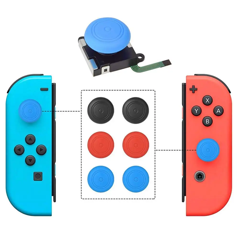 Сменный джойстик аналоговый для переключателя Joy-Con контроллер с отверткой