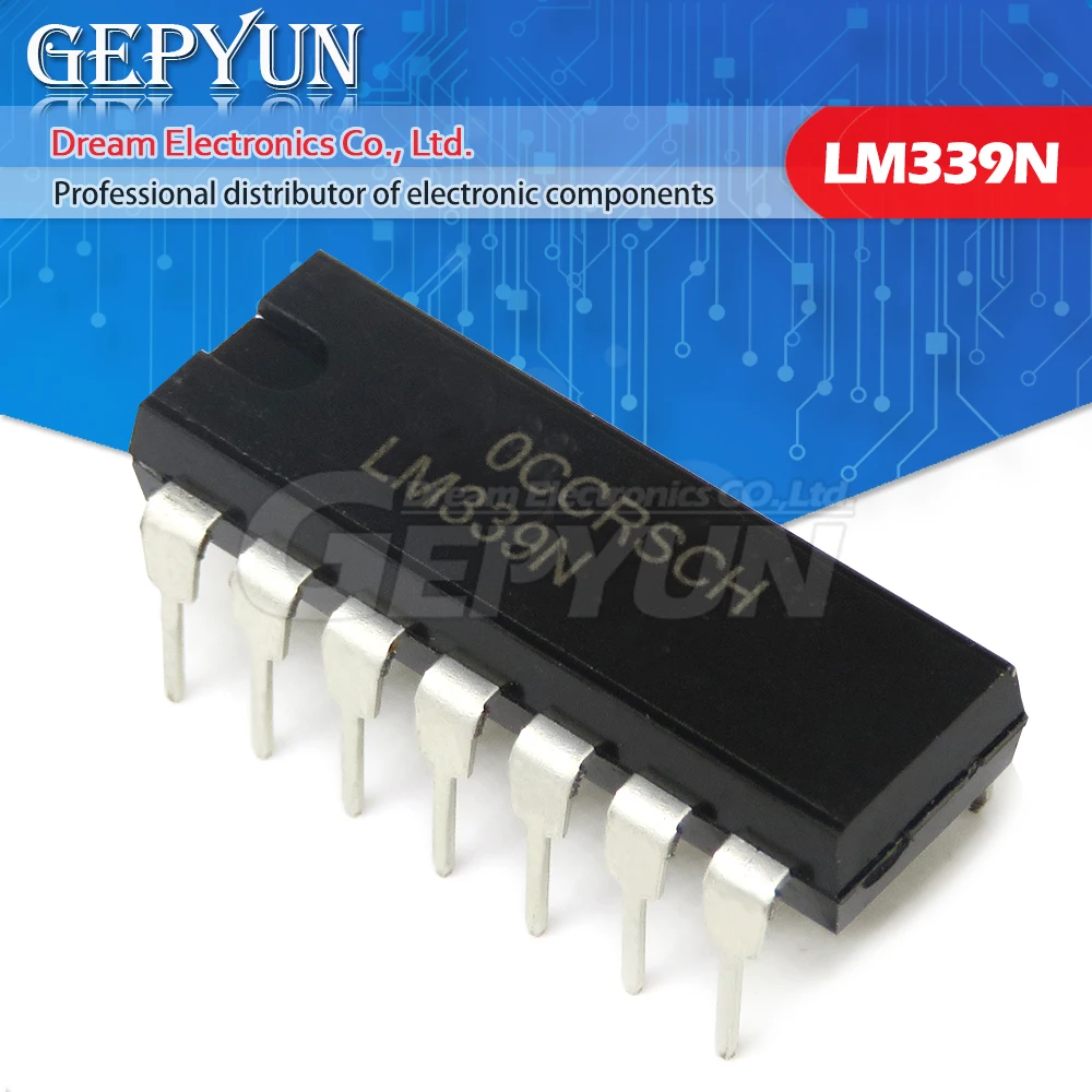 10 шт. LM339N DIP14 LM339 DIP 339N DIP-14 четыре одиночные поставки компараторов новые и ИС