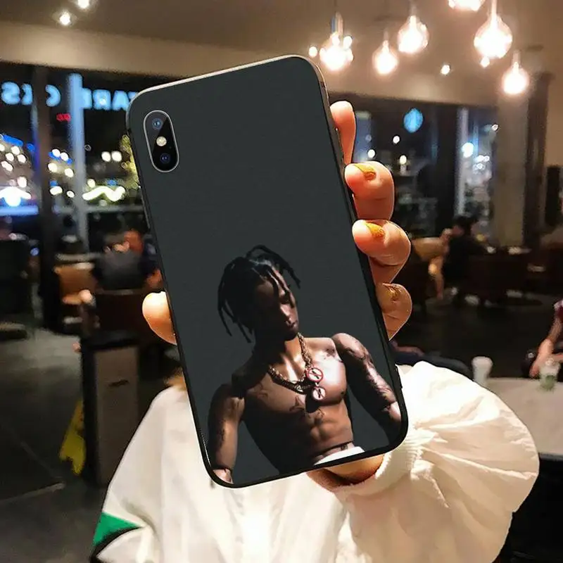 

Famous rapper Travis Scott singer Phone Case for iPhone 11 12 pro XS MAX 8 7 6 6S Plus X 5S SE 2020 XR