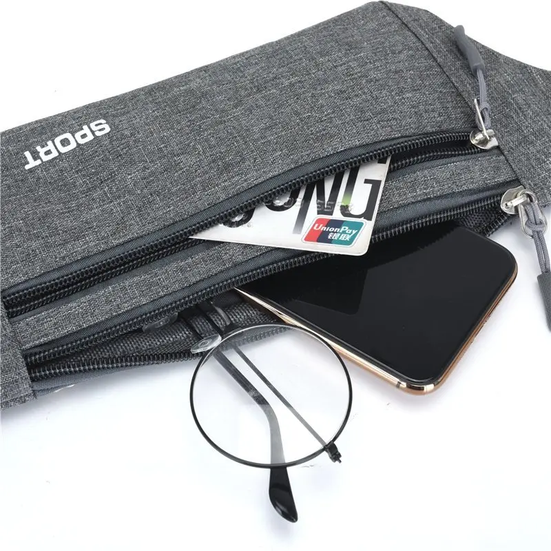 

New Casual Outdoor Light Sports Waist Bag Oxford Utility Waist Pack Pouch Ride Adjustable Gym Belt Pouch for Hiking Running