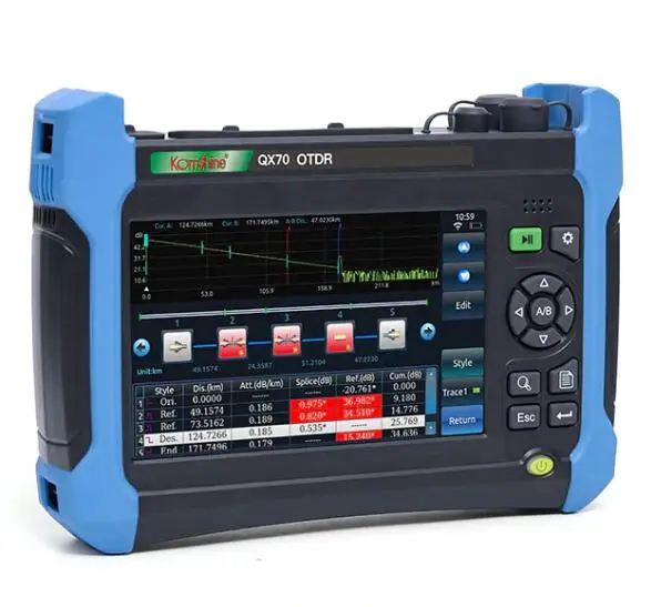 PON OTDR 1625nm KomShine QX70 1310/1550 нм оптический измеритель мощности 10 мВт VFL|Детали устройств