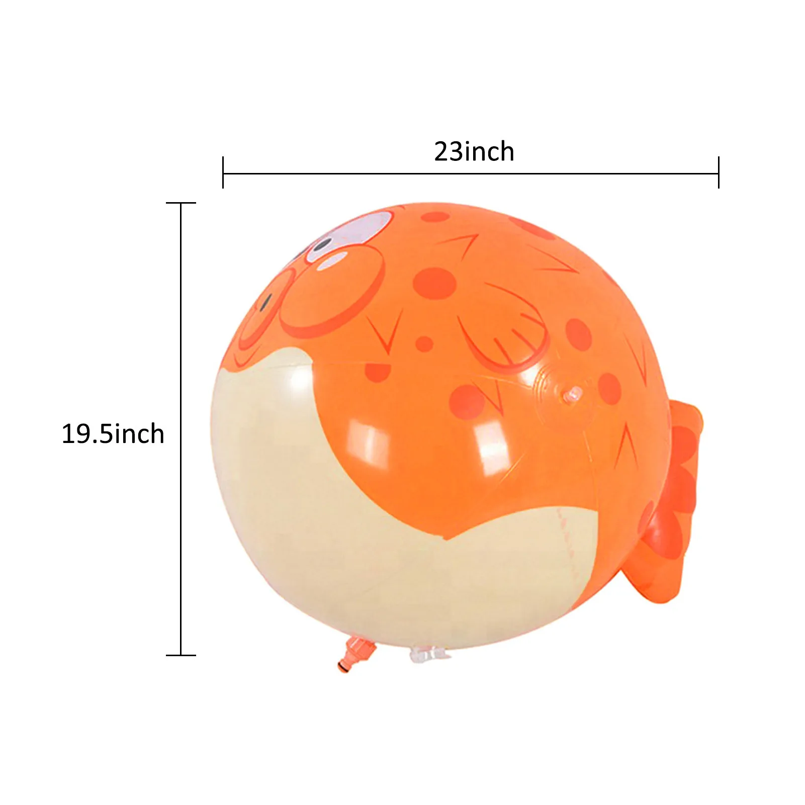 

Inflatable Spray Water Ball Swimming Pool Summer Children Outdoor Playing Water Game Water Jet Ball Beach Fish Sprinkler Game