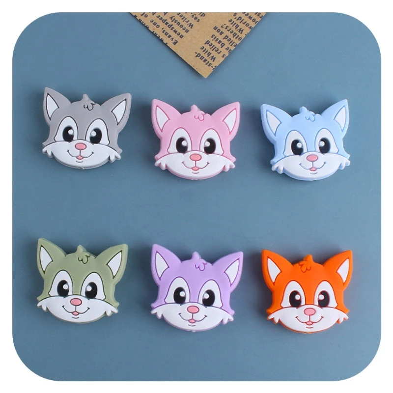 

Baby Teething Silicone Beads For DIY Nursing Necklace Teether Pacifier Chain