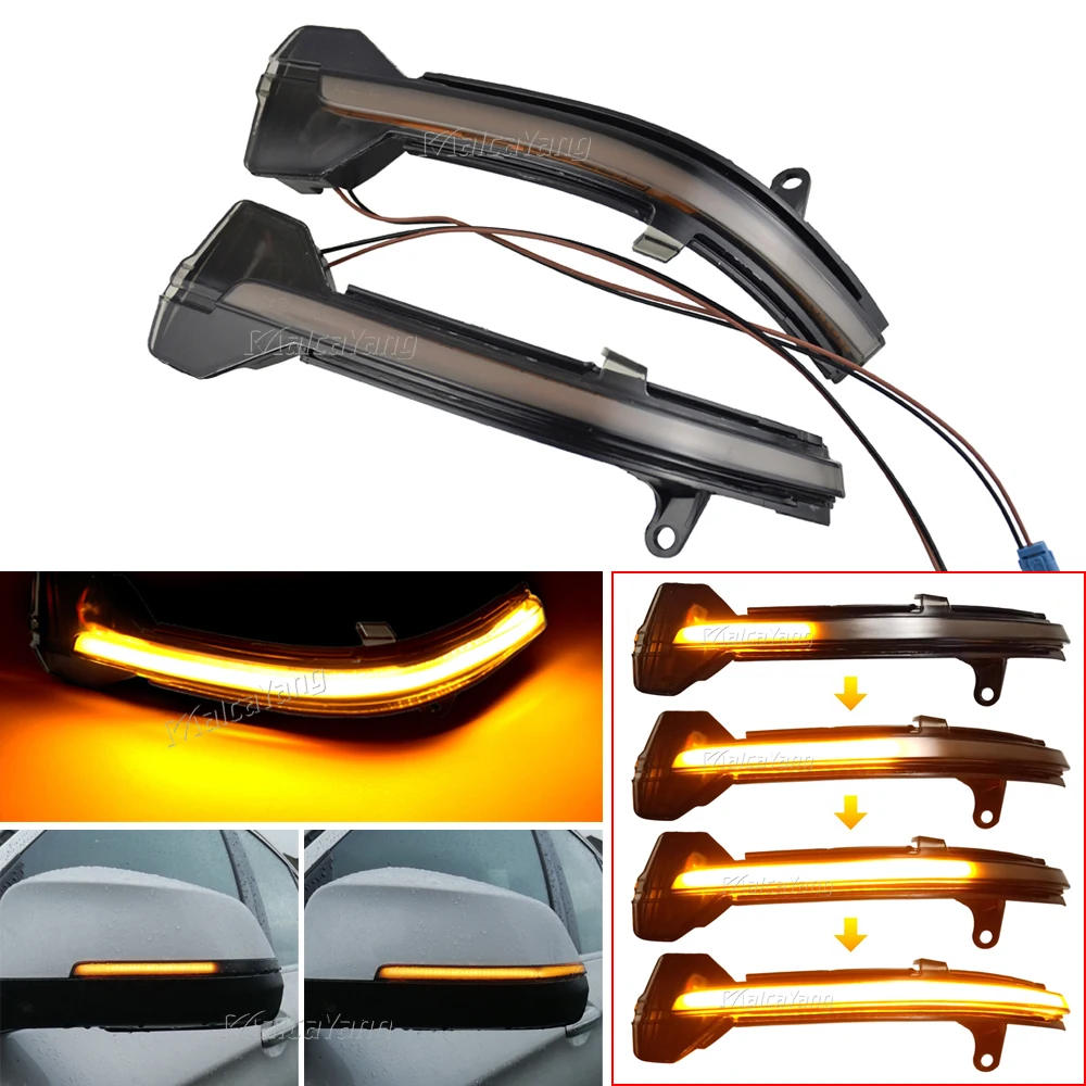 

LED Dynamic Turn Signal Light For BMW F01 F02 F06 F07 F10 F11 F12 F13 5 6 Series Blinker Sequential Side Mirror Indicator Lamp
