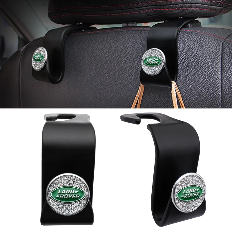 

1/2PCS Car Seat Headrest Hook Storage Holder Auto Accessories For Land Rover Ranage Rover Sport Defender Evoque Freelander 1 2