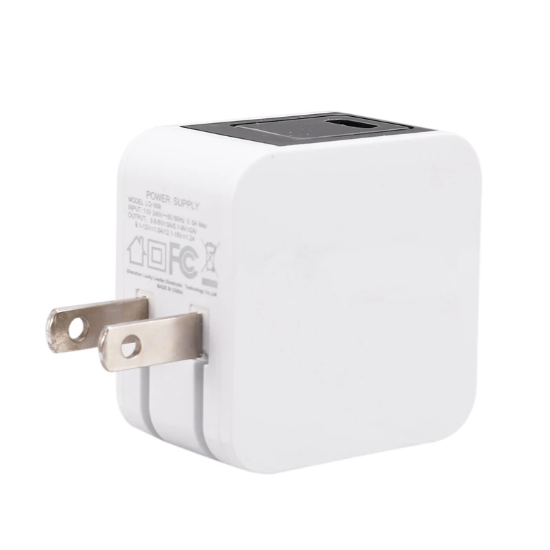 Цифровой дисплей настенное зарядное устройство PD флэш QC3.0 цифровой для телефона