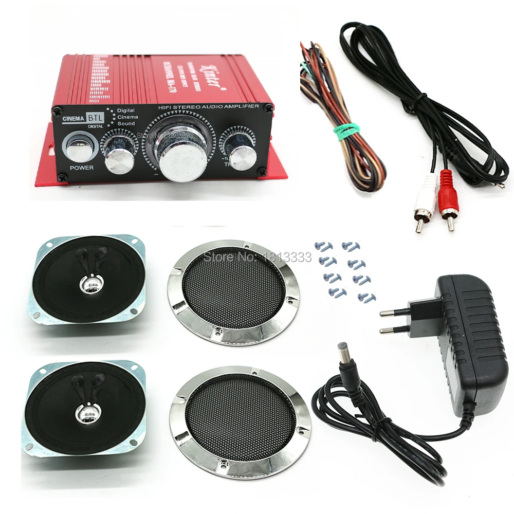 AMPLIFICADOR DE Audio estéreo MA170, máquina expendedora de Pinball, 2 canales, altavoz de 4 pulgadas para Raspberry Pi, PCB