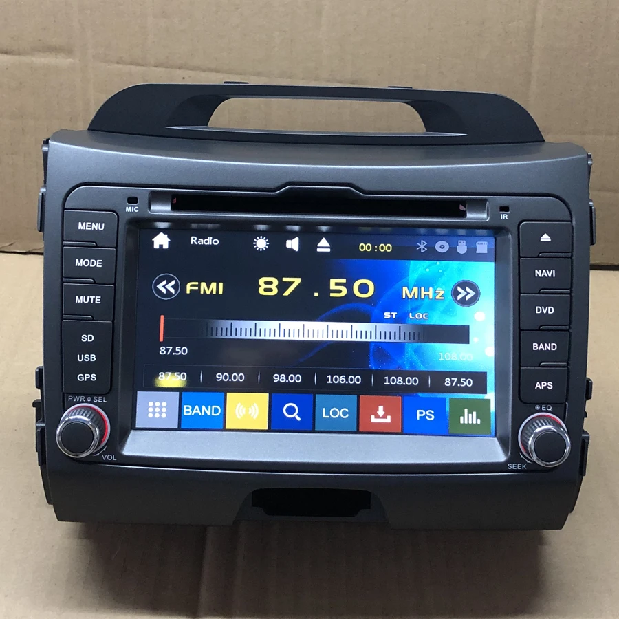 BYNCG 2din 7INCH Car DVD Multimedia Player for Kia Sportage 2010 2015 Autoradio GPS Navigation Stereo Music Audio Player|Автомагнитолы|