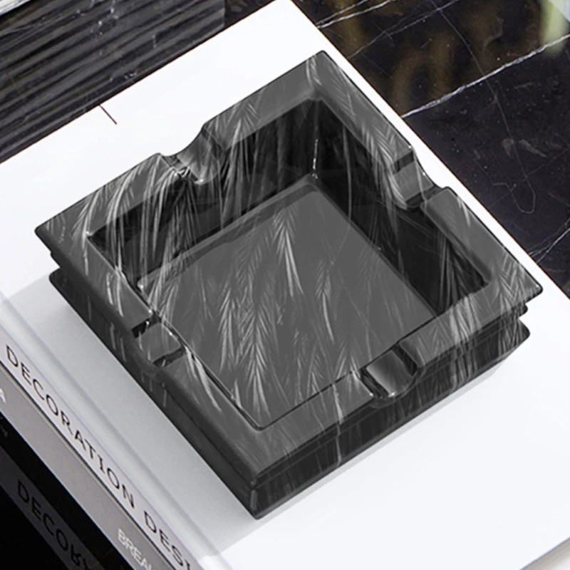 

2021 New Square Ashtray Epoxy Resin Mold Box Casting Silicone Mould DIY Crafts Ornaments Making Tool