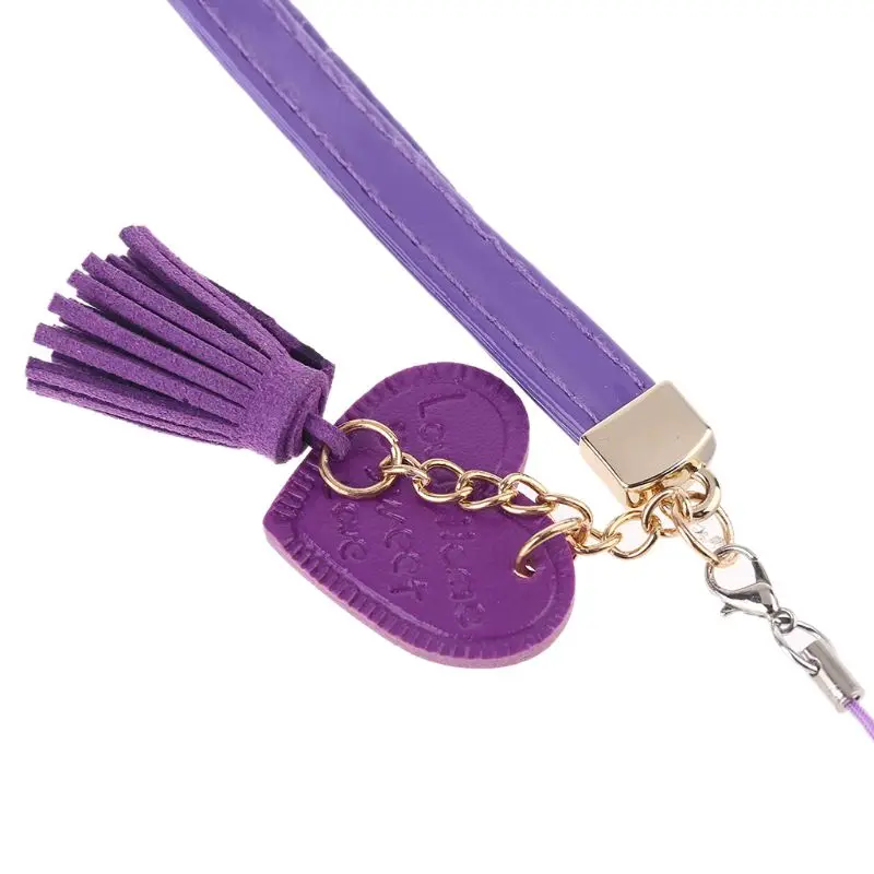 

Love Heart Tassel Hand Wrist Lanyard Strap String for Mobile Phone Cellphone