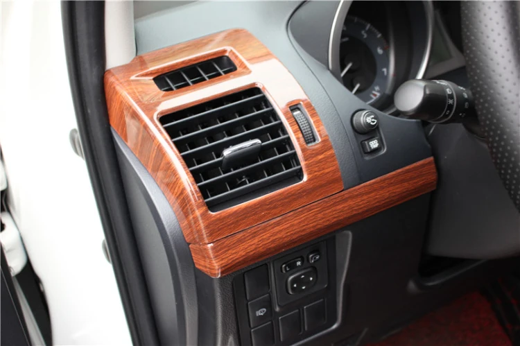 

for 2010-2017 Toyota Prado domineering 2700 4000 mahogany interior modification central control decorative patch