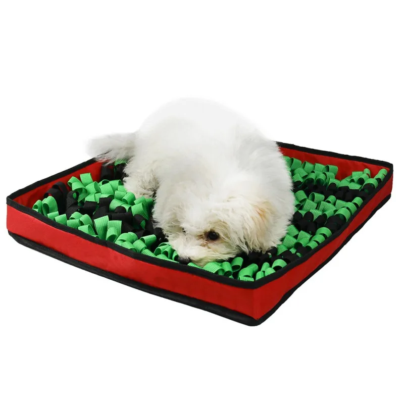 

Pet Dog Puzzle Toys Slow Feeding Food Mat Dog Snuffle Mat Slow Feeder Pad Sniffing Soft Mat