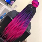 24 дюйма Джамбо плетеные волосы продукты предварительно растянутые высокотемпературные волосы Омбре синтетические волосы для наращивания для косичек