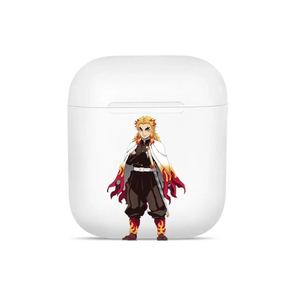 

Anime Demon Slayer: Blade Silicone Cases For Apple Airpods 1/2 Protective Shockproof Wireless Earphone Cover Charging Box Bags H