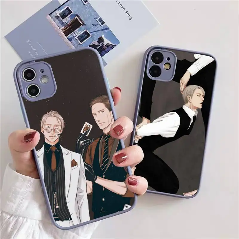 

Anime Twittering Birds Never Fly Phone Case For iphone 13 12 11 xr xs x 7 8 pro max Light gray Soft TPU Silicone Clear Case Cove