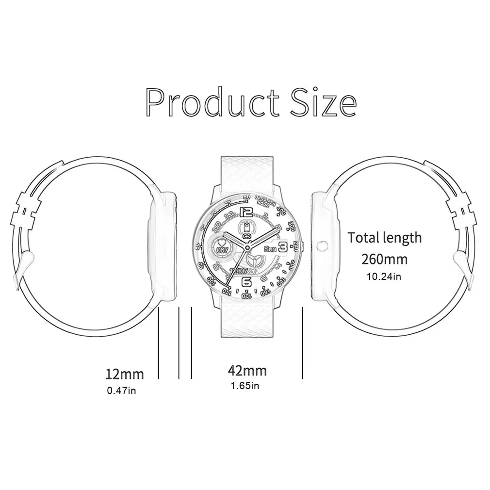 

H30 Smart Watch Men Women DIY Watchfaces Electronics Smart Clock Fitness Tracker Sports Smartwatch For Android iOS Phone