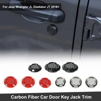 3%c3%97carbon fiber abs door key jack trim for jeep wrangler jk jl gladiator jt 2007 car exterior accessories car socket cover
