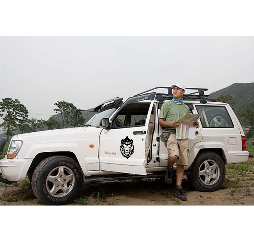 Наклейки для автомобиля с изображением Льва виниловые наклейки на окна