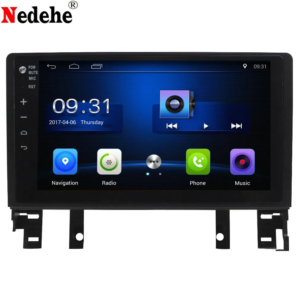 Nedehe 10 1 дюймовый четырехъядерный Android 8 0 автомобильный радиоприемник стерео для
