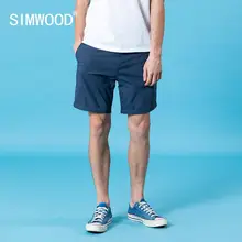 SIMWOOD 2022 summer new  Enzyme Washed shorts men classical knee length solid color pants high quality plus size shorts SJ130359