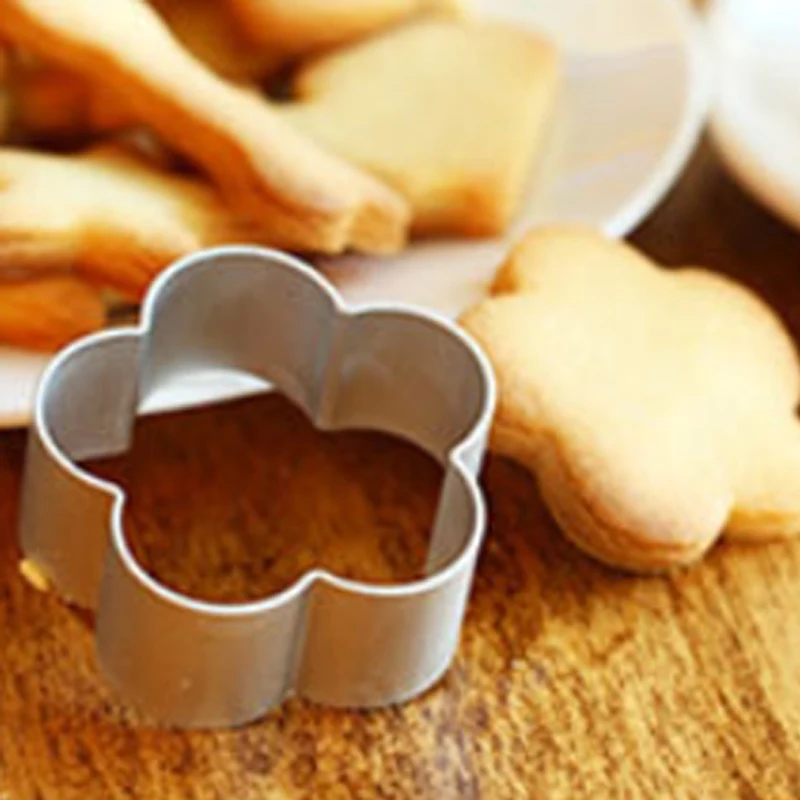 В форме цветка сливы алюминиевые формы для сладких изделий украшения печенье с